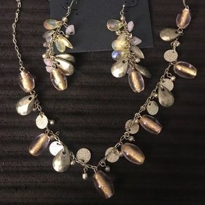 Cookie Lee golds and peach tones set